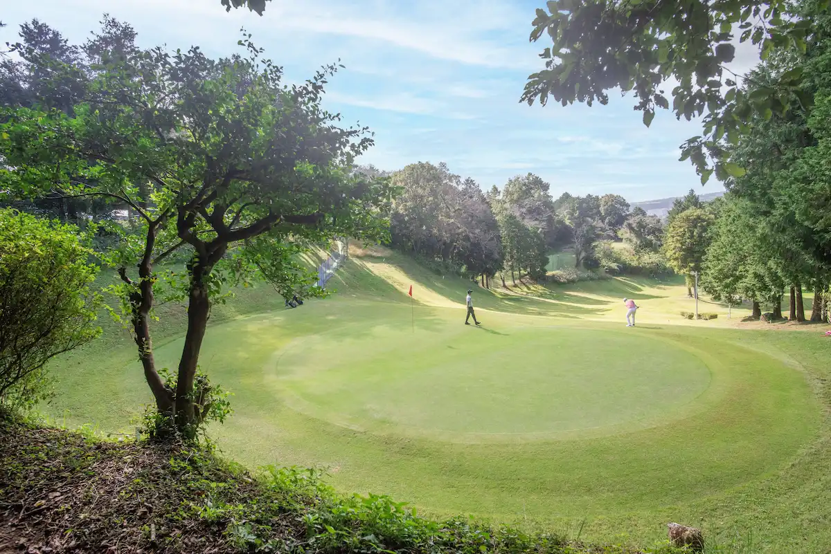 9番ホール グリーン周り