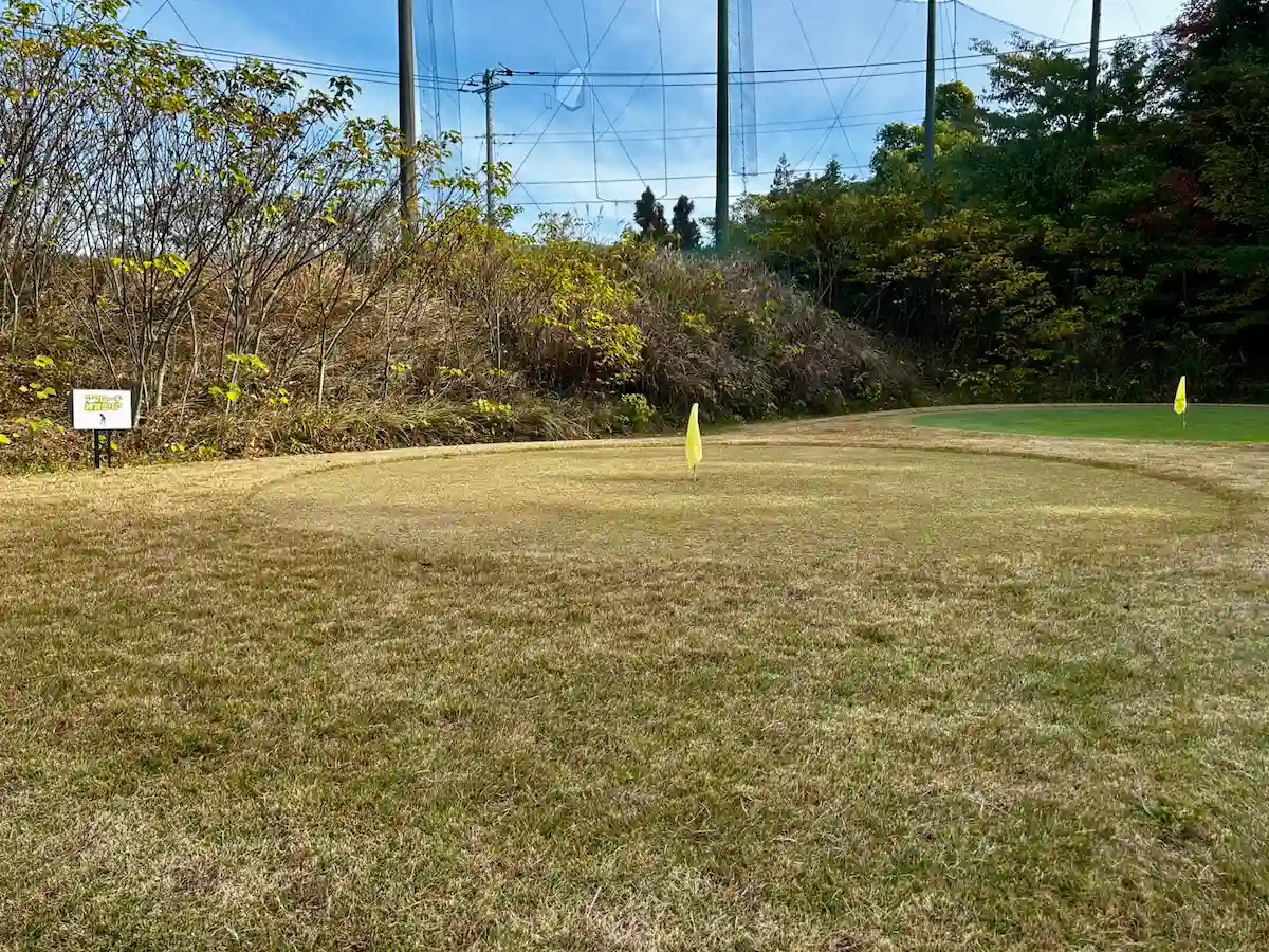 アプローチ練習グリーン